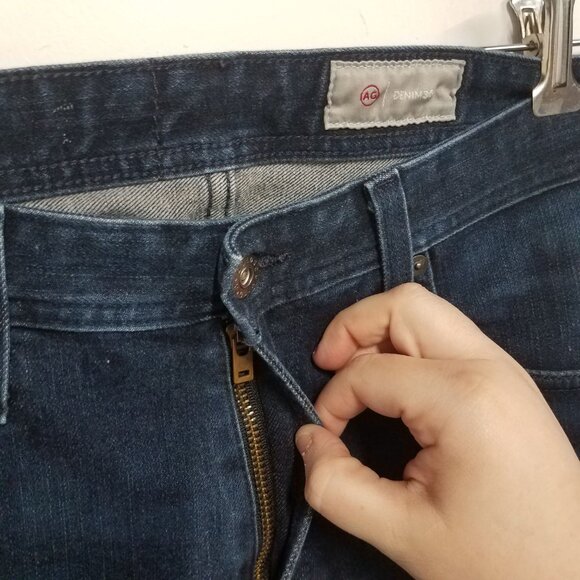 AG Adriano Goldschmied Jeans Mens 31x34 Dark Denim 360 Flex Tellis Modern Slim - Picture 4 of 9